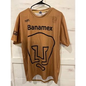 Mexico Mustard Pumas Jersey Soccer Mexican Team